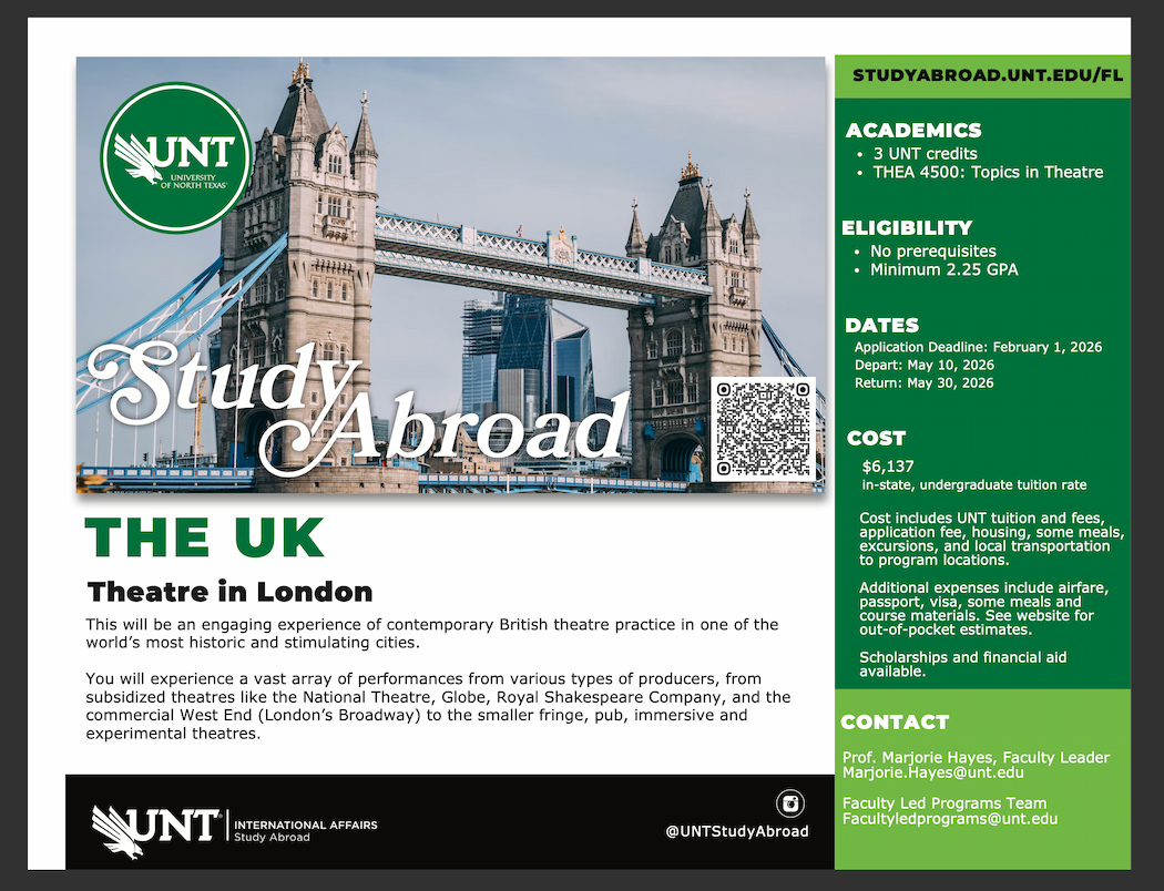 Theatre Study Abroad in London