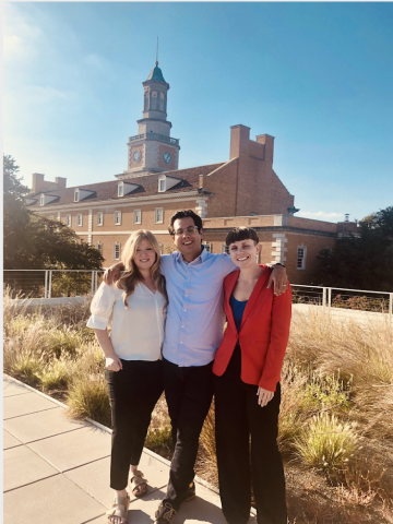 Pictured (L-R): Kimberly Grey, Daniel Peña, Sarah Perry