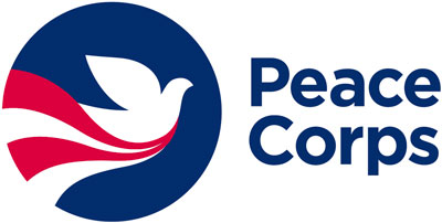 Peace Corps red and blue lockup 