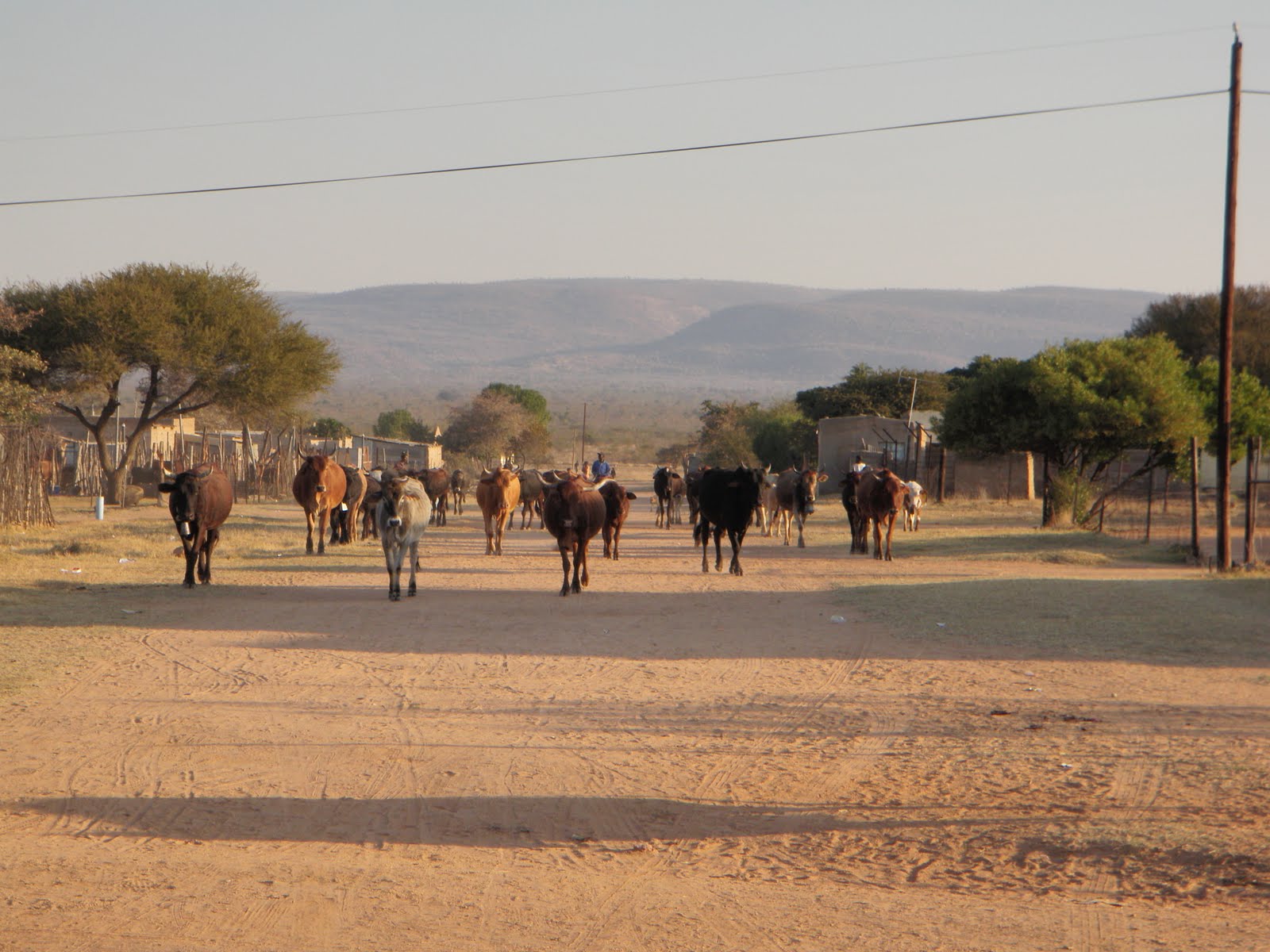 A local street in Clau-Clau.