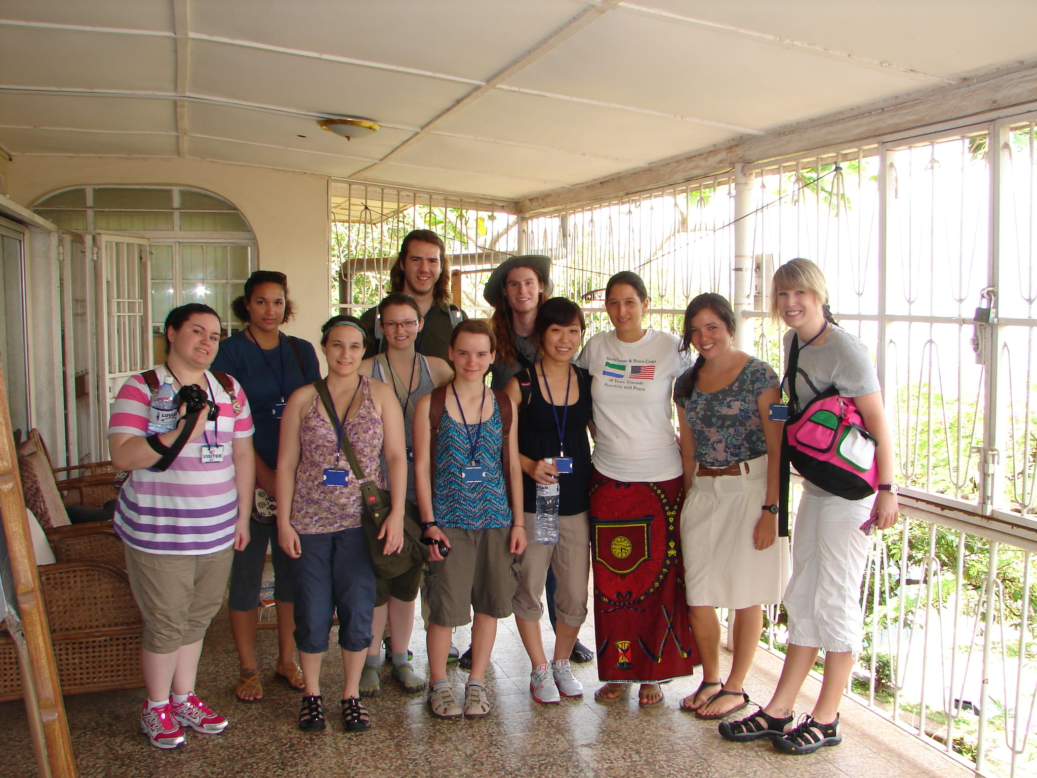 A group of Peace Corps Volunteers in Sierra Leone