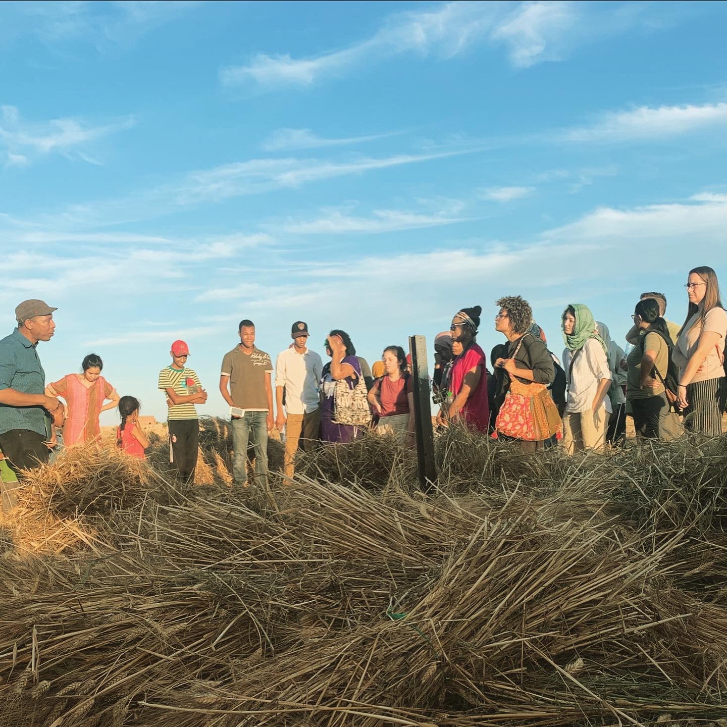 An image of Peace Corps Volunteers in Morocco.