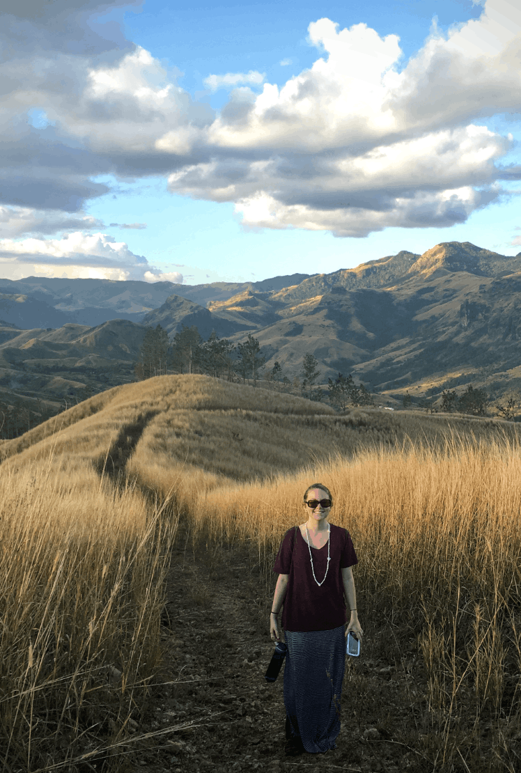 A picture of a Peace Corps Volunteer in Fiji.