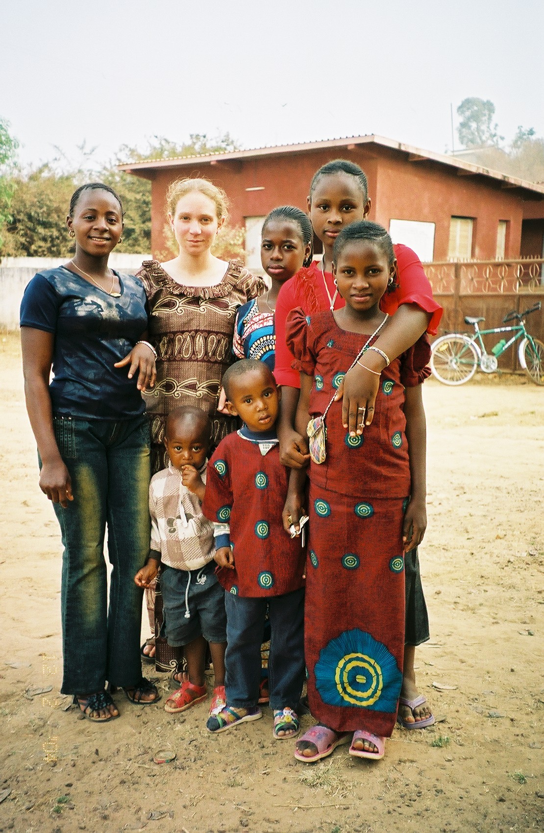 Elinor and Host Country Nationals in Lafou, Guinea